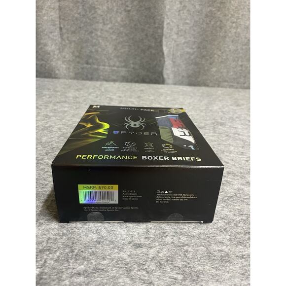 Spyder Performance Boxer Briefs Mens M Super Soft Stretch Recovery 8 Pack - Picture 6 of 8